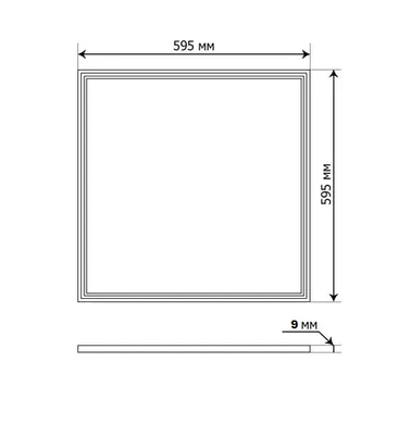 фото LED панель 600*600мм Optima 40вт 4000К