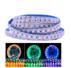 фото LED стрічка 24v 5050 120led/m ip20 RGBW