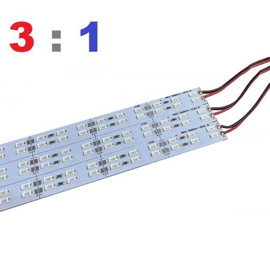 фото LED фітолінійка 12В SMD5630 144led 3:1