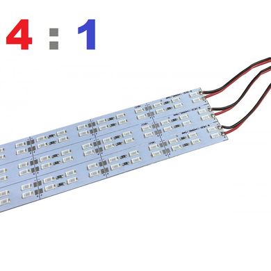 фото LED фітолінійка 12В SMD5630 144led 4:1