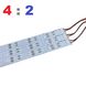 фото LED фитолинейка 12В SMD5630 144led 4:2