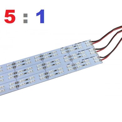 фото LED фітолінійка 12В SMD5630 144led 5:1