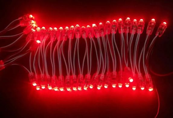 фото Світлодіод швидкого монтажу 12v 9мм Червоний