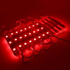 фото LED модуль 12v SMD 5050 3led Червоний