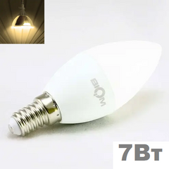 фото LED лампочка Biom E14 C37 7вт 3000К