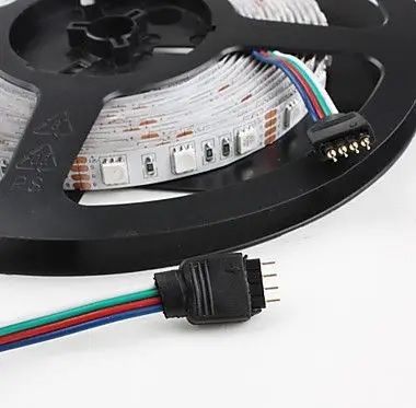 фото LED стрічка AVT №1 12в 5050 60led/m ip20 RGB