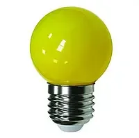 фото LED лампочка Lemanso E27 G45 1,2вт жовтий
