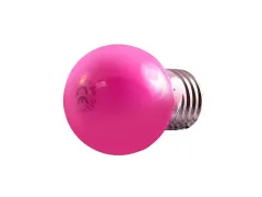 фото LED лампочка Lemanso E27 G45 1,2вт рожевий