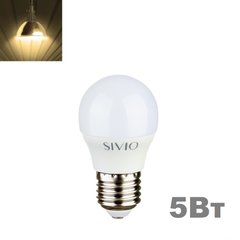фото LED лампочка Sivio E27 G45 5вт 3000К