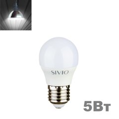 фото LED лампочка Sivio E27 G45 5вт 4100К