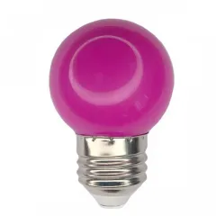 фото LED лампочка Lemanso E27 G45 1,2вт фіолетовий