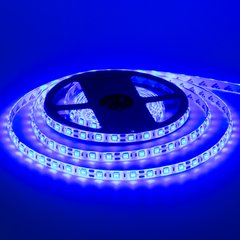 фото LED стрічка AVT №1 12в 5050 60led/m ip20 синій