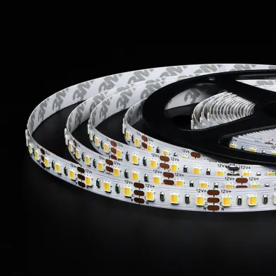 фото LED стрічка CCT 12v 2835 120led/m ip20