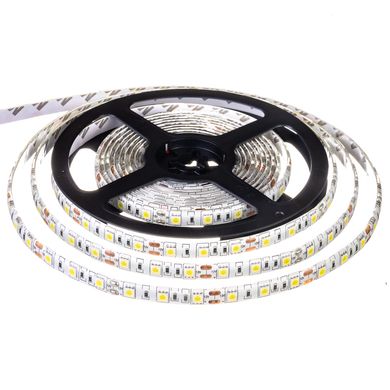 фото LED стрічка AVT №1 12в 5050 60led/m ip65 білий