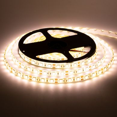 фото LED стрічка AVT №1 12в 5050 60led/m ip65 теплий