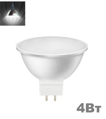 фото LED лампочка Biom GU5.3 MR16 4вт 4500К