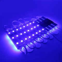 фото LED модуль 12v SMD 5050 3led Синій