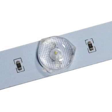 фото LED линейка 12v SMD 3030 12led с линзой Белый