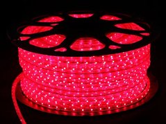фото LED стрічка AVT №10 220в 2835 120led/m червоний