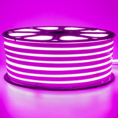 фото LED неон Prolum GL 220в 8*16мм рожевий