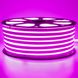 фото LED неон Prolum GL 220в 8*16мм рожевий